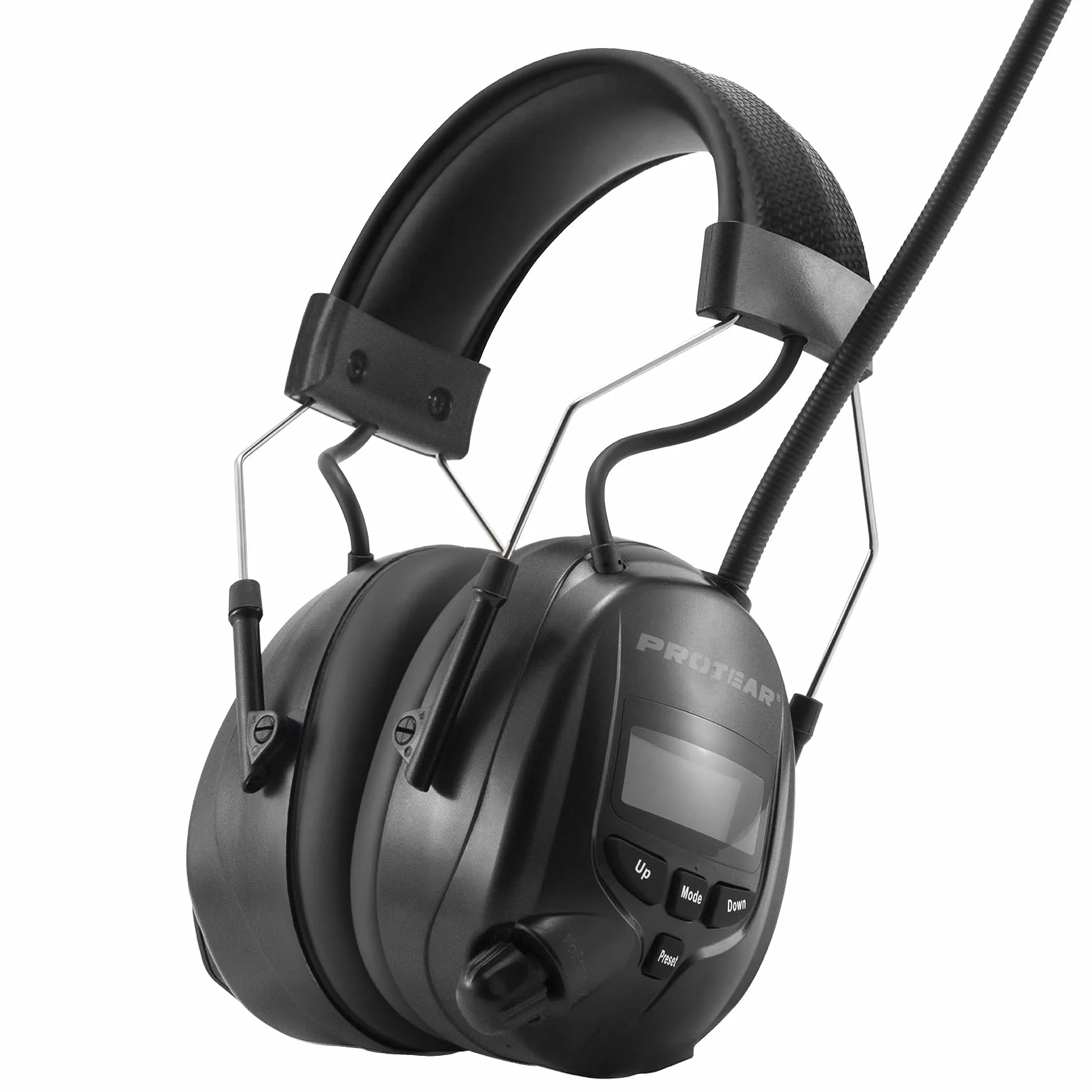 Casque anti Bruit Radio DAB + / FM et Bluetooth 5.4, casques sans fil à annulation de bruit pour atelier, jardin/tonte, SNR 30dB