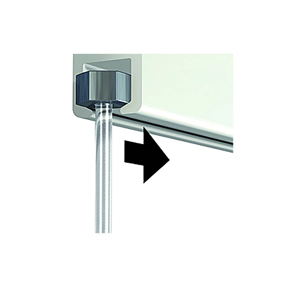 Arti Teq - Pack Eco 10 mètres de cimaise Click Rail Couleur Blanc laqué (RAL9010) - Solution Suspension Cadres et Tableaux - Blanc