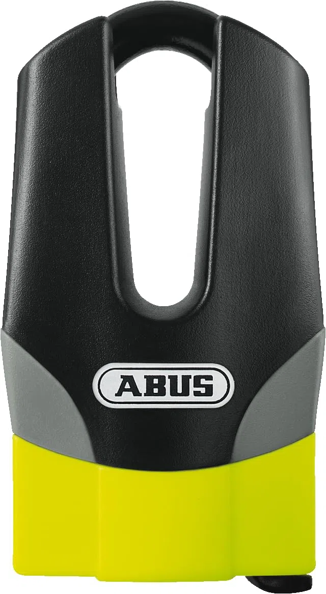 ABUS Antivol à disque de frein Granit Quick 37/60 Maxi + Mini - Antivol pour moto avec niveau de sécurité 15 - anse de 11 mm d'épaisseur - hauteur de l'anse de 50 mm, jaune