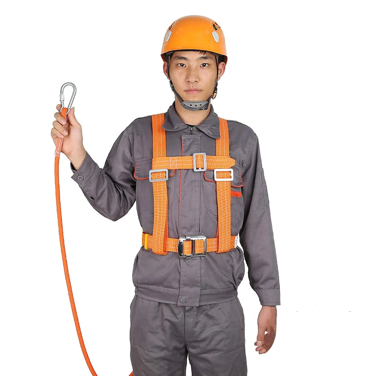 SwaYve Harnais de Sécurité Antichute, Ceinture de Sécurité Pour Le Travail Aérien, Harnais de Sécurité Pour Protection Contre Les Chutes de La Moitié Du Corps/Small Hook/3M